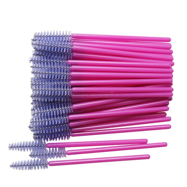 50 pcs Disposable Eyelash/Brow Brush Primadonn Beauty