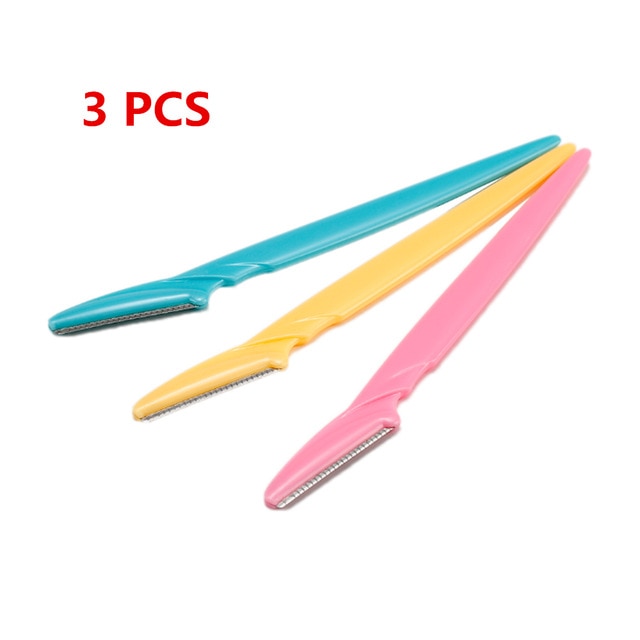 Portable Eyebrow Razor Hair Trimming Tool 10pcs Primadonn Beauty