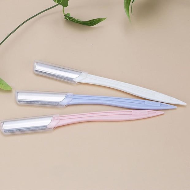 Portable Eyebrow Razor Hair Trimming Tool 10pcs Primadonn Beauty