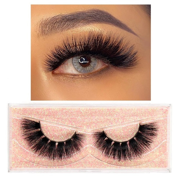 Mink Fluffy Soft Wispy Strip Lashes